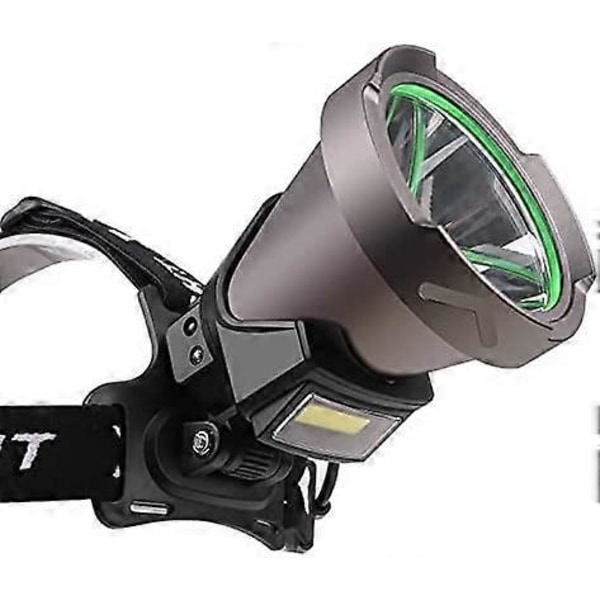 15000 Lumens Kraftig Genopladelig LED Pandelampe, WESLITE Langtrækkende XHP90 Spotlight Ultra Kraftig LED Pandelampe 4 Tilstande Pandelampe Lommelygte Pandelampe med A