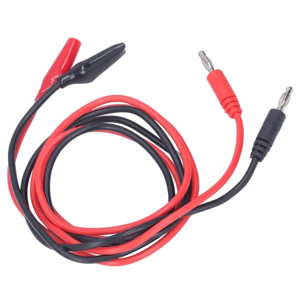 Krokodillenæb Testledninger Bananstik Multimeter Elektronisk Strømtester 2000V 20A 41in 104cm