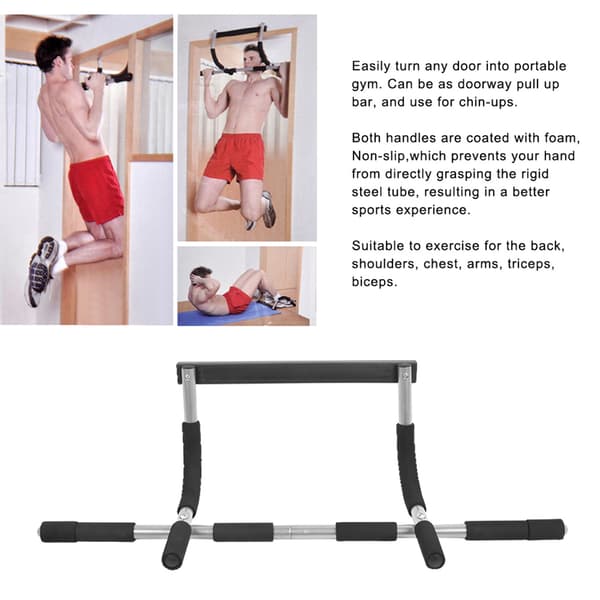 Inomhus dörr Pull Up Chin-Up Tränare Horisontell Stång Arm Träning Träningsutrustning