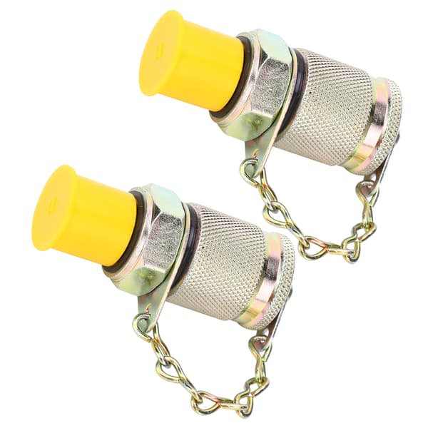 2 st hydraulisk testadapter högtrycksslangkoppling mätpunktskopplingsverktyg (1/4 tum M16 x 2)