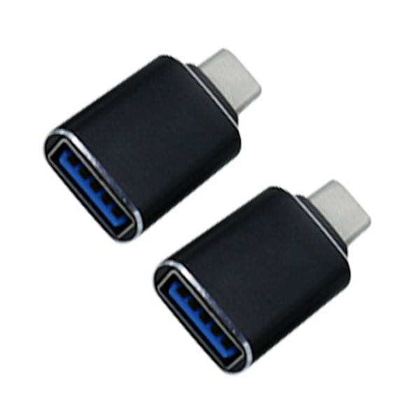 2 kpl USB 3.0 OTG -sovitinta, puhelin, PD-kaapeli, sovitin, hiiri, näppäimistö, liitäntämuunnin, musta