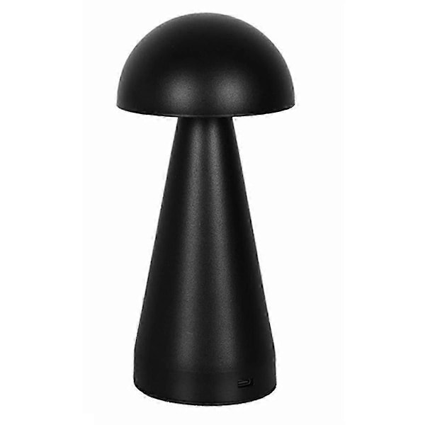 LED Oppladbar Sopp Bordlampe Skrivebords Nattbordslampe for Barnerom Søt Sengetids Berøringskontroll Lampe A