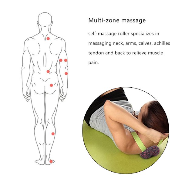 EPP Massageboll Kropp Fascia Avslappning Träningsbollar för Smärta MuskelavlastningMassageboll