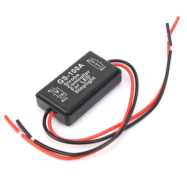 Flash Strobe Controller LED Broms Bil Tillbehör med IP65-skydd för Motorfordon