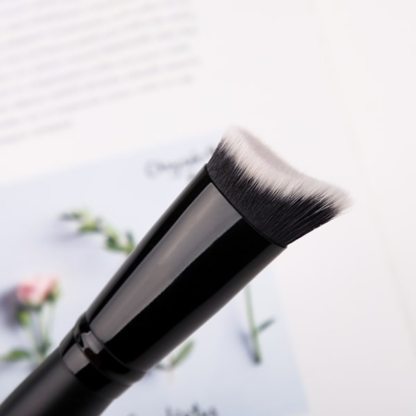 Kunstig fiber ansigts foundation børste maske børste kosmetisk skønhedsværktøj