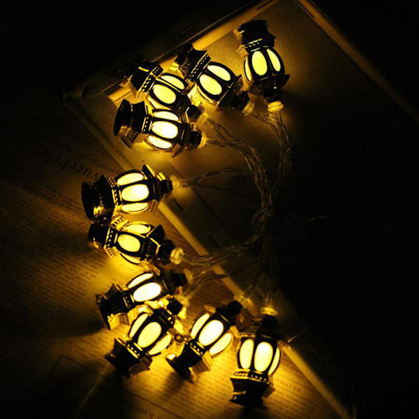 LED Muslim Ramadan lyskæde Eid lanterner lyskæde LED fe-lampe