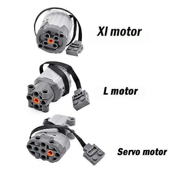 Tekniske Dele Motor Byggeklods Motor Servo-Motor 88004 kompatibel med Power Functions Elektrisk Samlet Byggeklods Legetøj