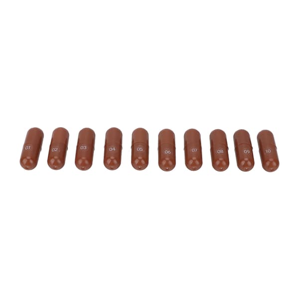 Kapsel Leppestift Sett 10 Farger Langvarig Non-stick Mini Lip Gloss Sminkegave til Kvinner
