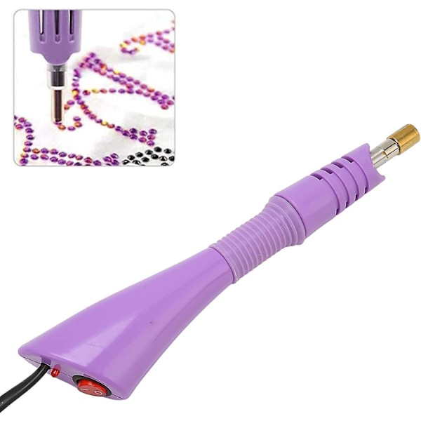 Hotfix Applikator, Hot Fix Rhinestone Applikator Tryllestav Sett med 7 Tips Bærbar Hot Fix Verktøy DIY HotFix