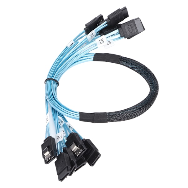 SATA-kabler 7-bens hurtige hastighed 6 Gbps mini brug nemt 6 ledninger højhastigheds SATA-kabelsæt til computer
