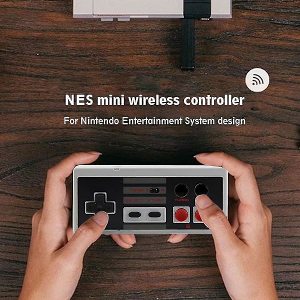2.4 GHz langaton 5m vastaanotin ohjain joystick peliohjain Nes Mini Classic Edition videopelikonsolille pelitarvikkeet-B6