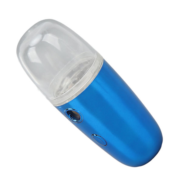 Bärbar ansiktsmist Nano Mist Sprayer Bärbar ansiktsmist Cool Nano Mist Sprayer med 30 ml stor kapacitet Vattentank för ansiktsfuktande Smycken Blå
