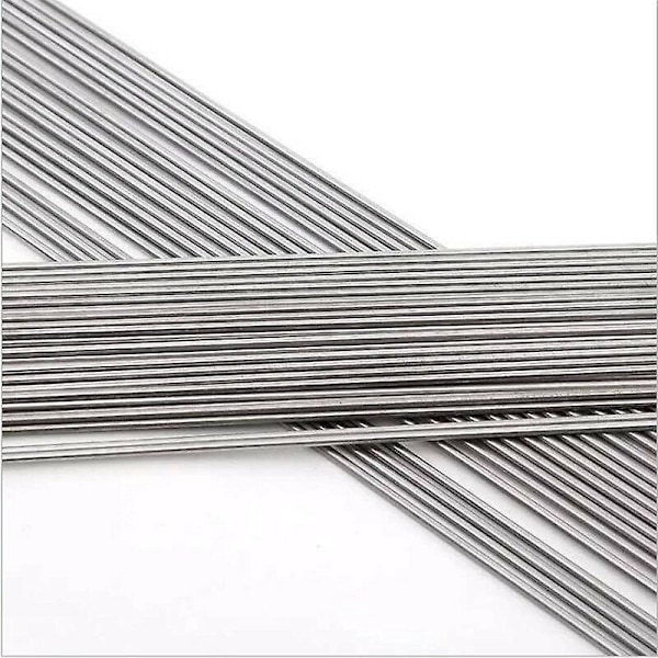 20 Lavtemperatur Aluminiumstråde 3,2 x 330 mm Aluminiumstråd - Elektroder til rustfrit stål lysbuesvejsning - Belagte stænger Blisterpakke (20 stk)