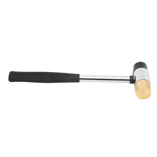 Svart gitarplastikkhammer messing- og gummihode Ukulele Musikkinstrumenttilbehør