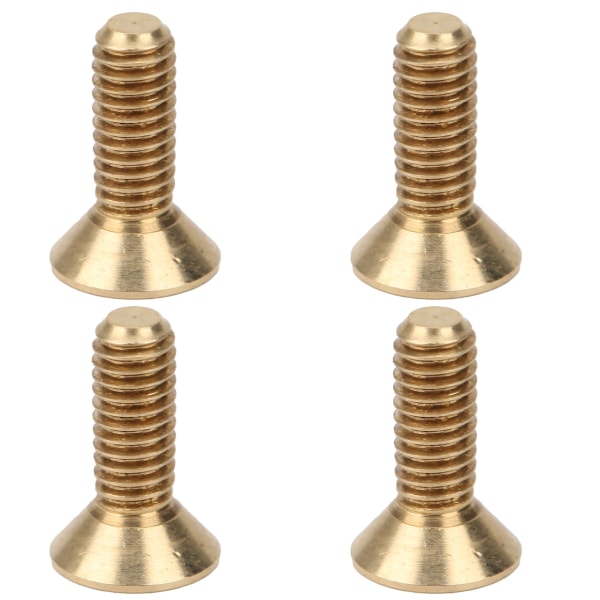 50 stk flat sekskantskrue kobber forsenket hodefeste maskinvare Industrirekvisita M4M4x12