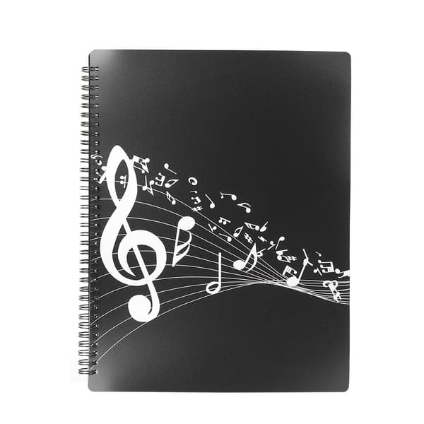 Musikk-tema perm A4 vanntett ABS for piano gitar musikkinstrument tilbehør