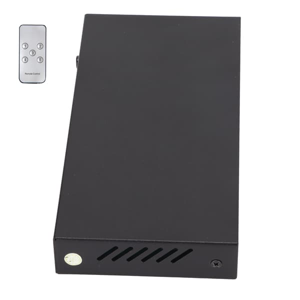 HD Multimedia Interface Switch 5x1 4Kx2K Stöd 3D Fjärrkontroll HD Multimedia Interface Switcher 100-240VUS Plug