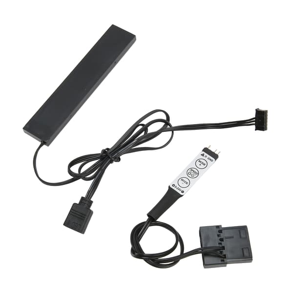 RGB Lyseffekt Bundkort Lille 3-benet 6-benet Interface Chassis Grafikkort Trolys med Controller
