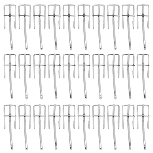30 stk Supermarked Krog Jerngitter Hyldekrog Smykker Display Hyldekrog 3,5 mm tykkelse 15 cm / 5,9 tommer lang