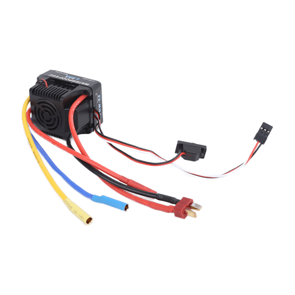 Elektroninen nopeudensäädin 60A vedenpitävä harjaton ESC sähköinen ohjain 1/10 kauko-ohjattavaan autoon