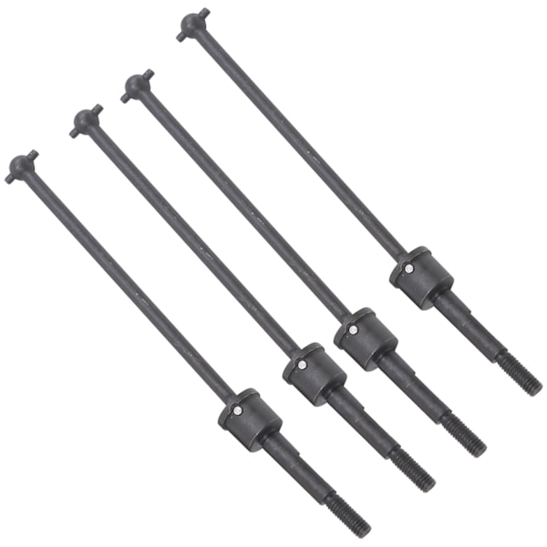 4 stk. Universal Drive Shaft Stål Sving Aksel RC Tilbehør Passer til HSP 94188 1/10 RC Bil Sort