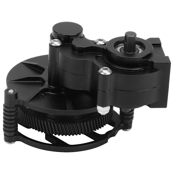Holdbar sentertransmisjonsgirboks i stålmetall for Axial SCX10 1/10 RC-bil Svart
