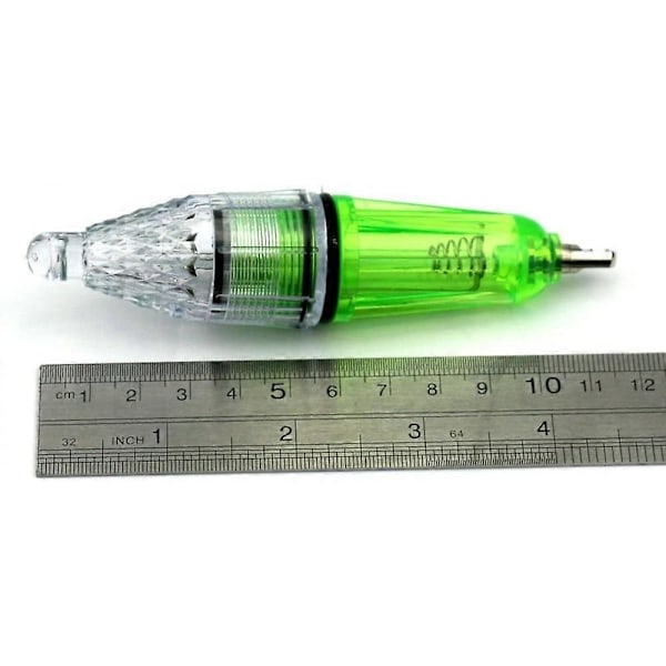 5-osainen setti 4,7 tuumaa (noin 11,9 cm) syvä ja supervedenpitävä LED-kalastusvalo diskovilkku 7