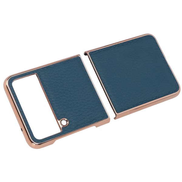 Phone case Lyxig Nano-plätering Stötsäker reptålig Cover för Samsung för Galaxy Z Flip4 Blue