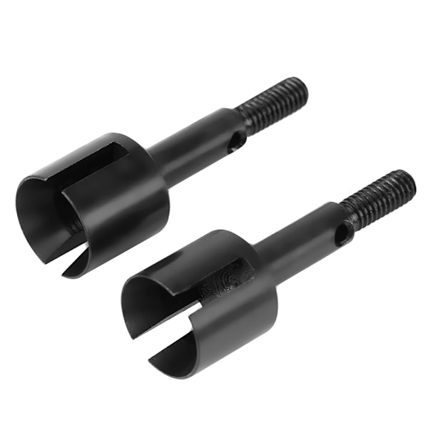 2kpl alumiiniseosmetallipyörän akseli HIMOTO 1/10 E10MTL/E10MT/E10BP RC-autoosalle (musta)