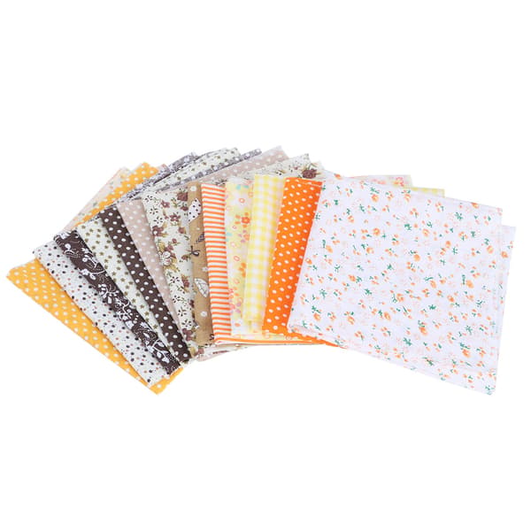 25x25cm 14st Vackert Unikt Bomullstyg Tryckt DIY Sömnad Bomullstyg Material