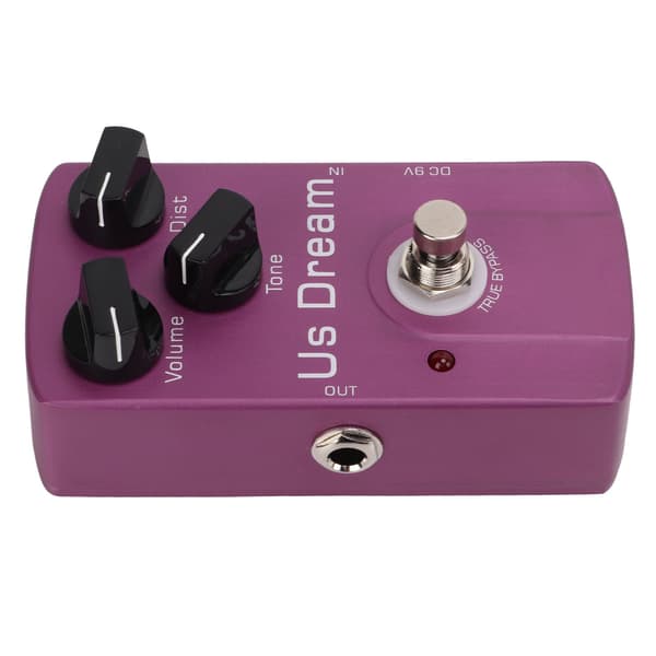 Distortion Effect Analog Tube Speaker Guitar Monoblock Distortion Pedal med True Bypass 10mA