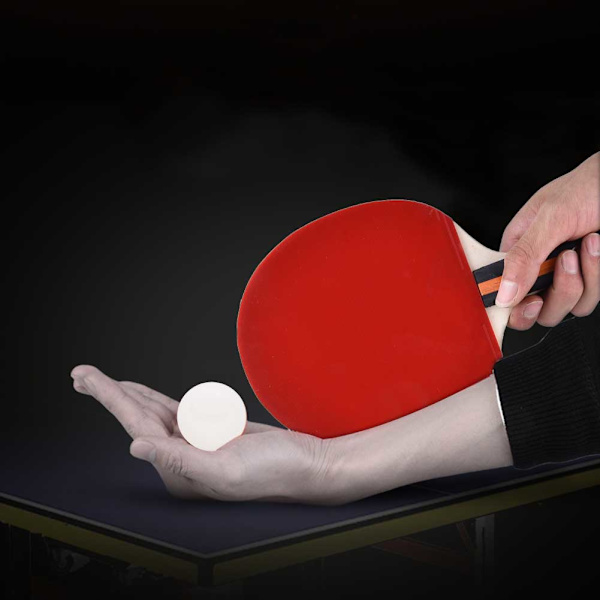 6 stk Standard Holdbar ABS Øvelse Træning Træning Ping Pong tennisbolde (hvide)