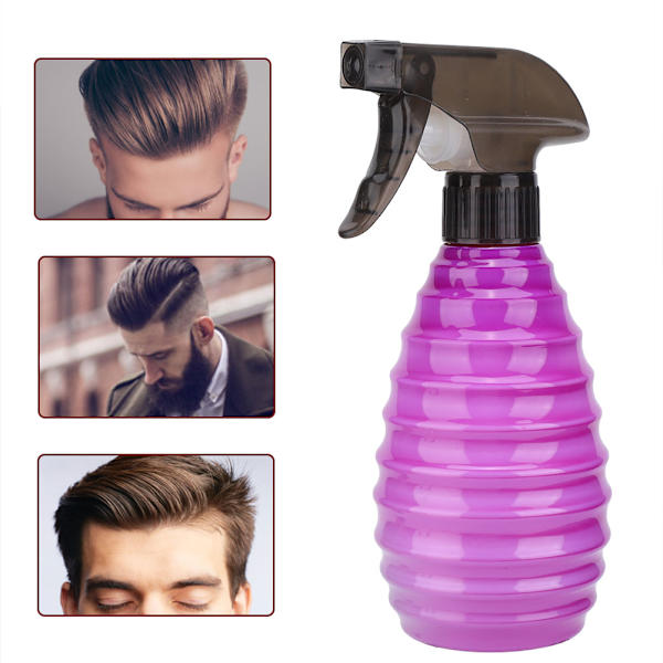 Salong Barber Shop Frisör Sprayflaska Hårstyling Vattenkanna Vattenkokare 400ml Lila