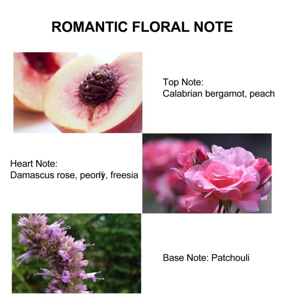 Romantisk blommig arom parfym dam Elegant uppfriskande Långvarig lätt doft parfymgåva 50 ml