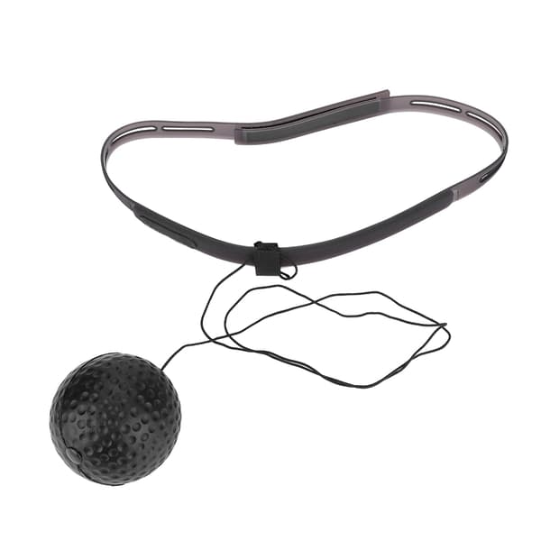 Bokseball for voksne med hodebånd for reflekstrening