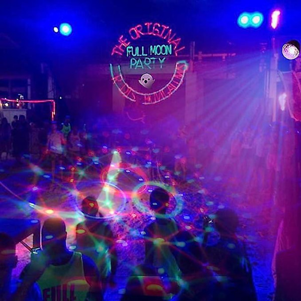 Portabla Bluetooth DJ-strobbeljus: Ljudaktiverade festljus för dansfester, födelsedagar och rum