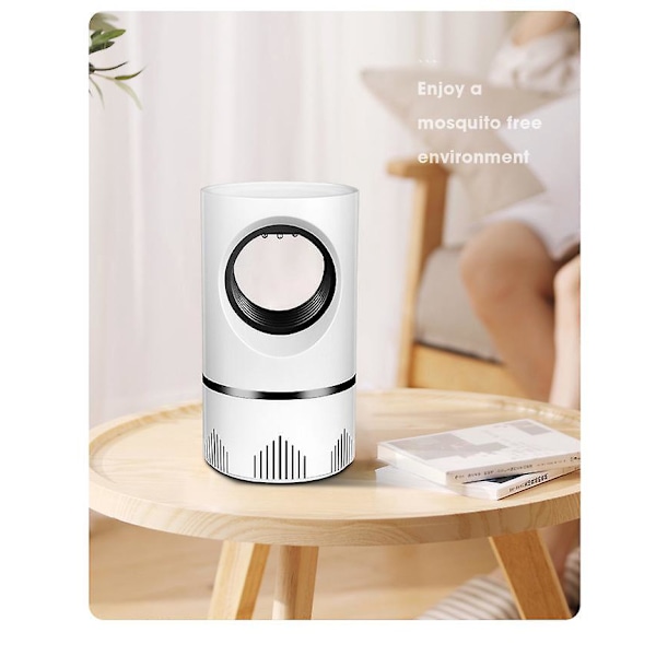 Musta Mosquito Killer -lamppu - USB lataava hyönteisloukku keittiöön ja sisätiloihin