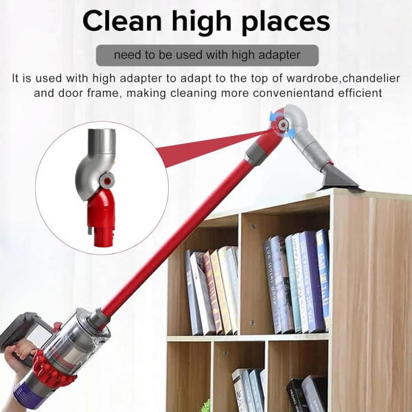 Pikairrotettava matala huonekalusovitin 970790-01 Dyson V7 V8 V10 V11 V15 pölynimurille
