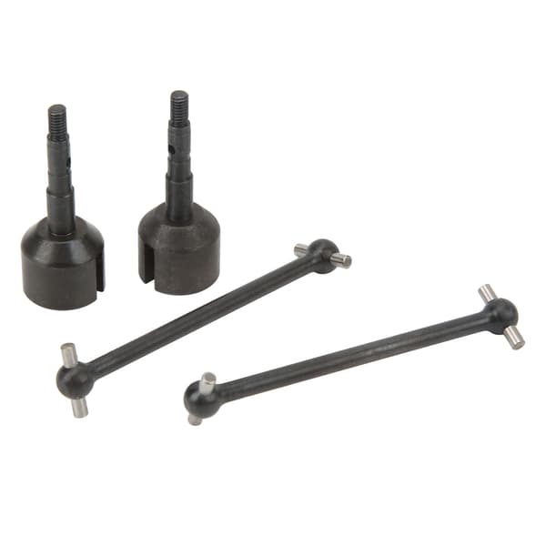 1 par RC bageste drivaksel CVD stål RC bageste drivaksel til ARRMA til Granite og andre 1/10 RC biler sort
