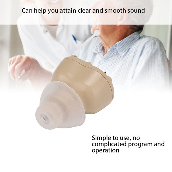 Mini Digitalt ljud Röstförstärkare Assistans Audiophone Volume Hörapparat