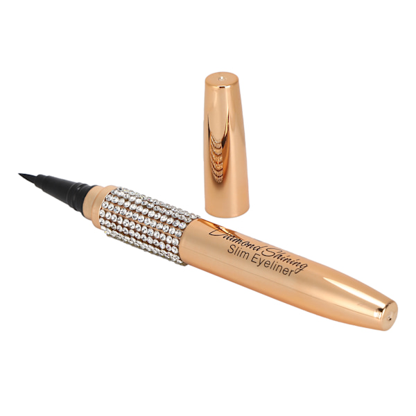 Yaqinuo 2ml vattentät eyeliner Pen SmudgeProof ögonmakeup liner Vattentät eyeliner (guld)