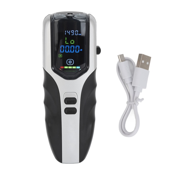 Håndholdt optisk effektmåler Fiberoptisk dempningsdetektor Nettverkskabeltester ‑70~+10dBm