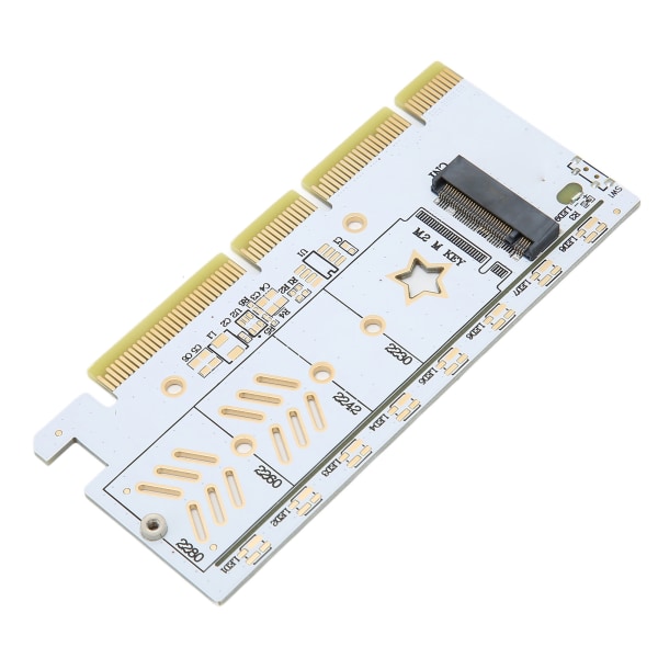 PCIe till NVMe-adapterkort 64Gbps PCIe 4.0 Plug and Play Stabil Säker NVMe SSD till PCIe-kort för 2230 2242 2260 2280 PCIE NVME