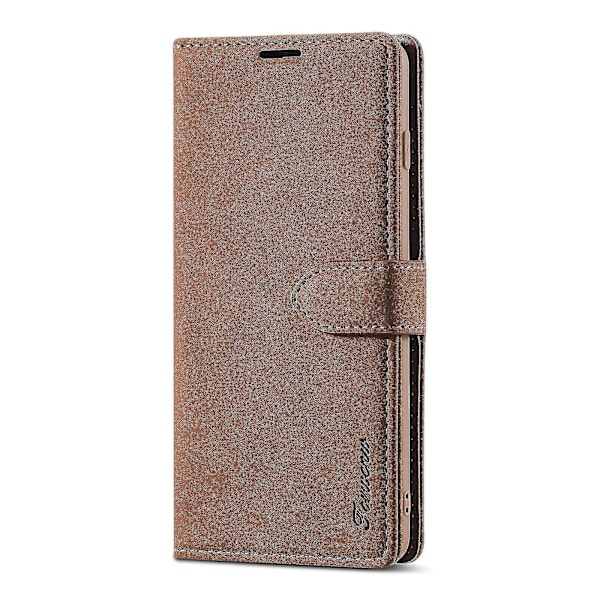 Forwenw Läderfodral för Samsung Galaxy S10+ Brun