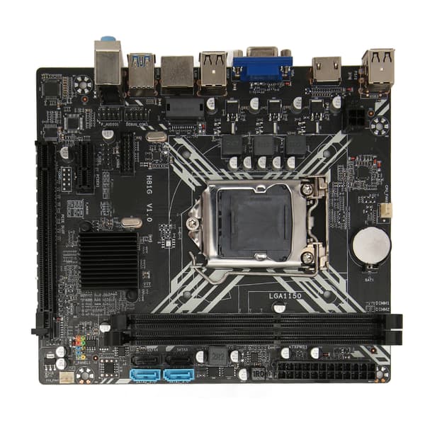H81G Bundkort DDR3 Hukommelsespladser USB3.0 SATA3.0 Computer Bundkort til Core til Celeron til Pentium E3 V3 LGA1150
