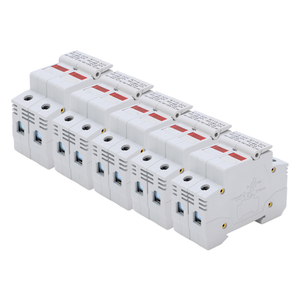 RT18‑32X Miniature-skinnemonteret sikringsholderbase med LED-indikator Elektrisk tilbehør 32A 500‑690V2P