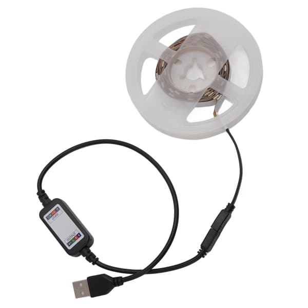 LED-båndlys Strip Lightc Perler USB Bluetooth APP-kontrol til rumindretning 5V 2 m