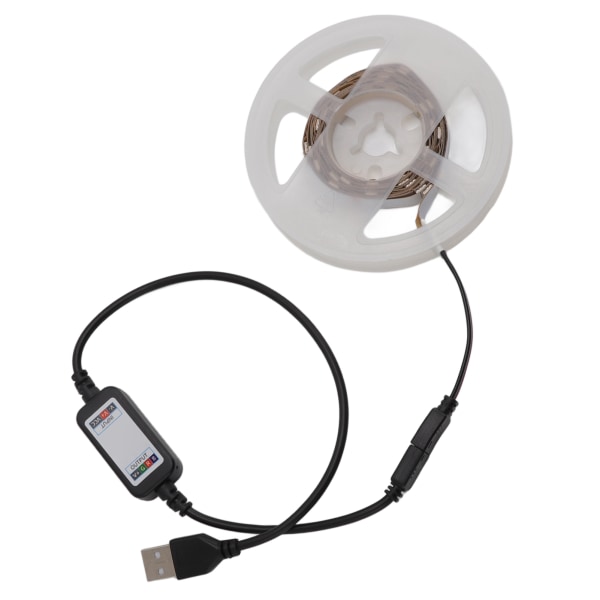 LED-båndlysstripe med USB Bluetooth APP-kontroll for romdekorasjoner 5V 2 m