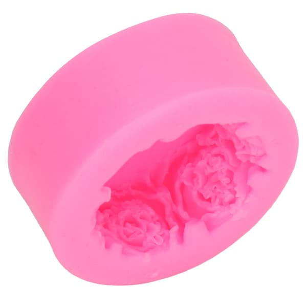 Silikone Fondantform Rosamønster Meget Holdbart Nonstick Design Bredt Anvendte Silikoneforme