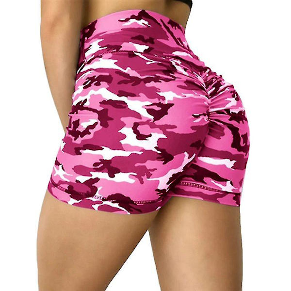 2022 Ny-1 Dame Camouflage Fitness Shorts XL Pink